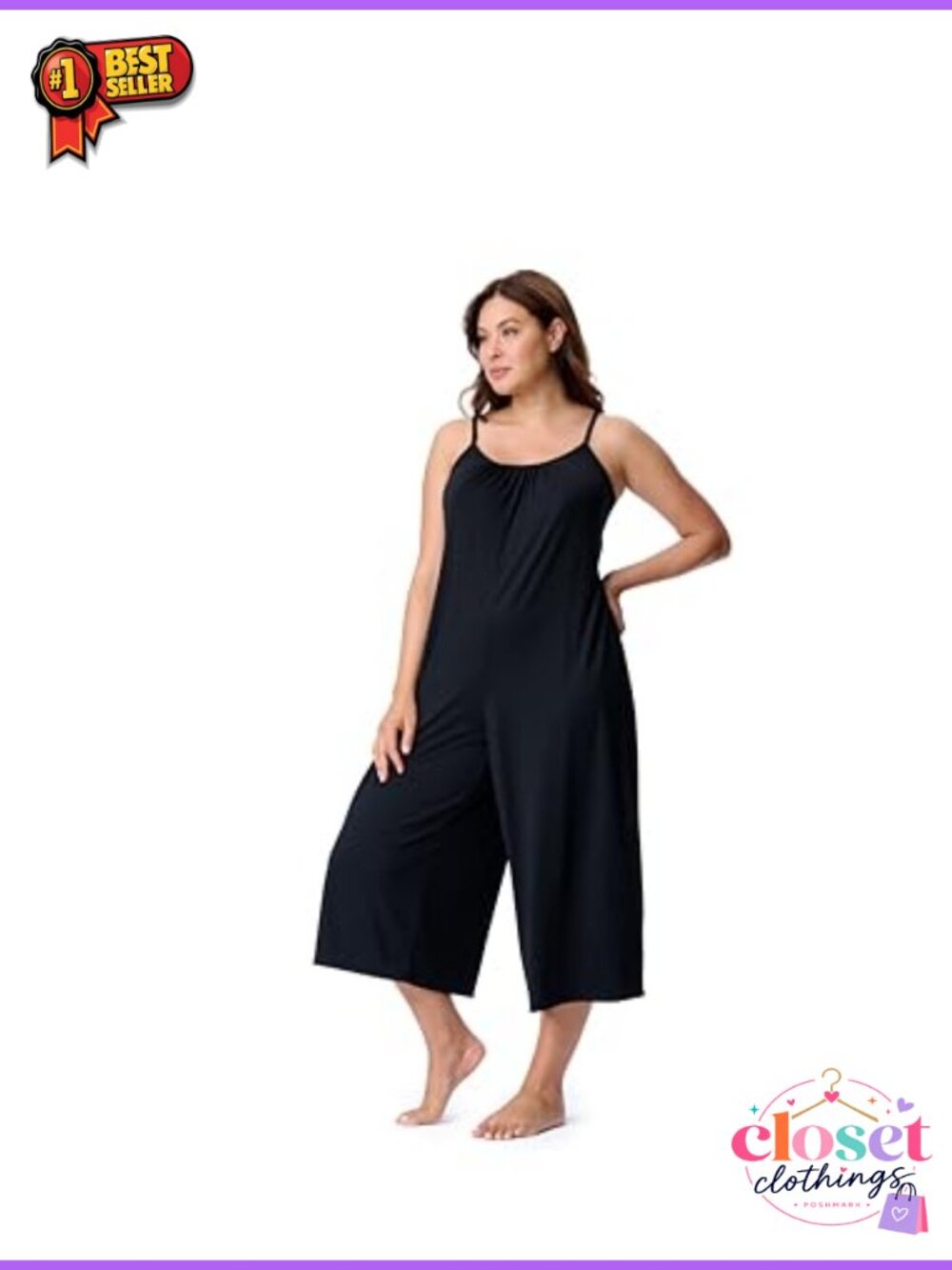 Maternity Nursing Lounge Romper Sleeveless Adjustable Straps